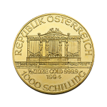 Picture of Gold Austrian Philharmonic 1/2 Ounce - .9999 fine gold