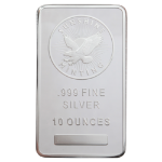 Picture of Silver Bar 10 ounce - .999 fine silver