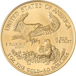 Picture of Gold American Eagle 1 Ounce - .9166 fine gold