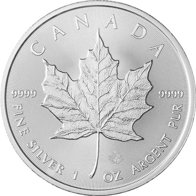 Picture of 2018 Silver Canadian Maple 1 Ounce - .999 fine silver